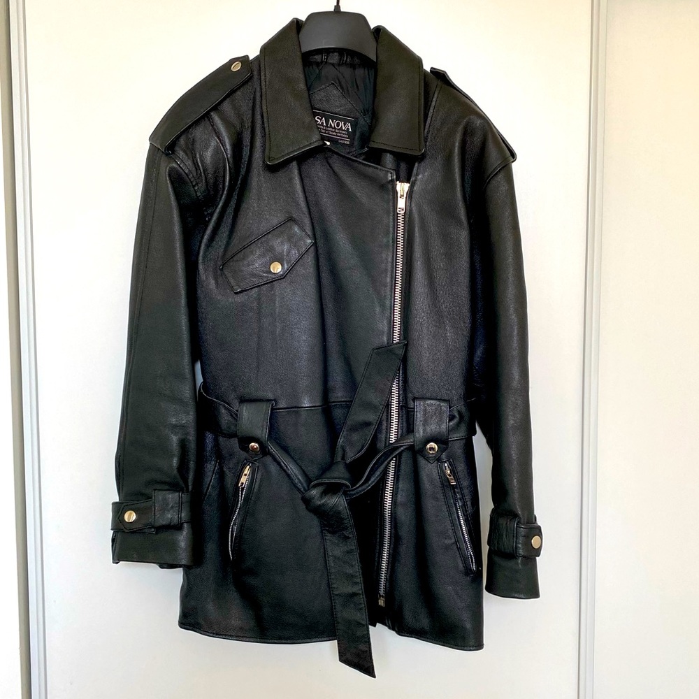 Sold: Real Leather Jacket Cosa Nova - Picture 2 of 7